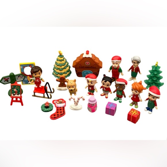 Cocomelon Holiday Advent Kids Toys From Advent Calendar 24 Pieces - Picture 1 of 6